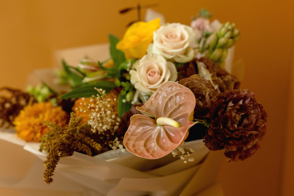 Pumpkin Spice Bouquet en Florero